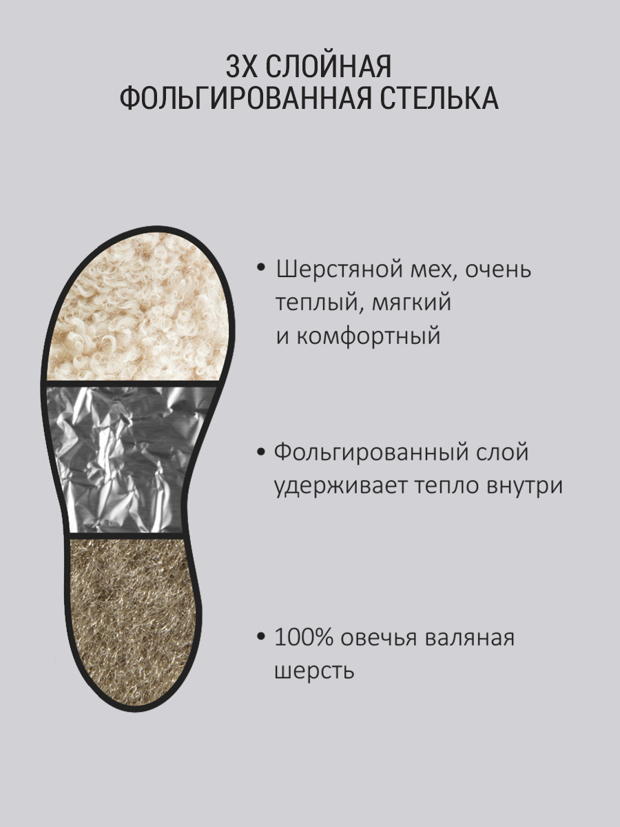 Ботинки из мембраны ФИНЛЯНДИЯ черный